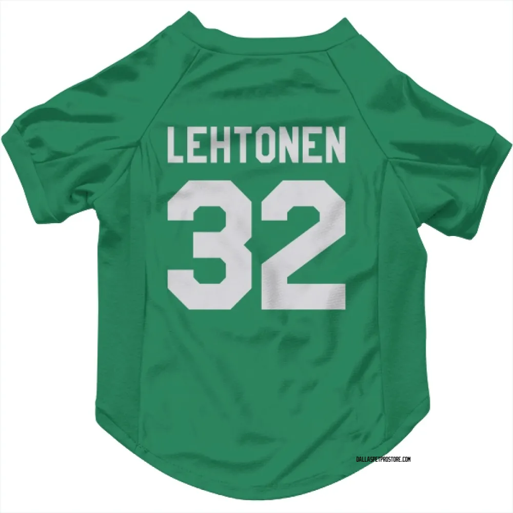 Dallas Stars Kari Lehtonen Green Pet Jersey for Dog & Cat