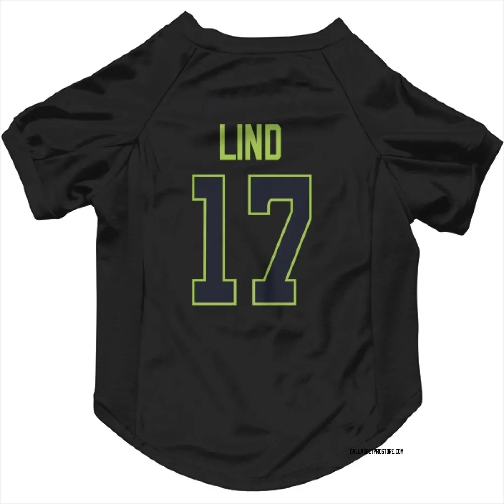 Dallas Stars Kole Lind Black Pet Jersey for Dog & Cat