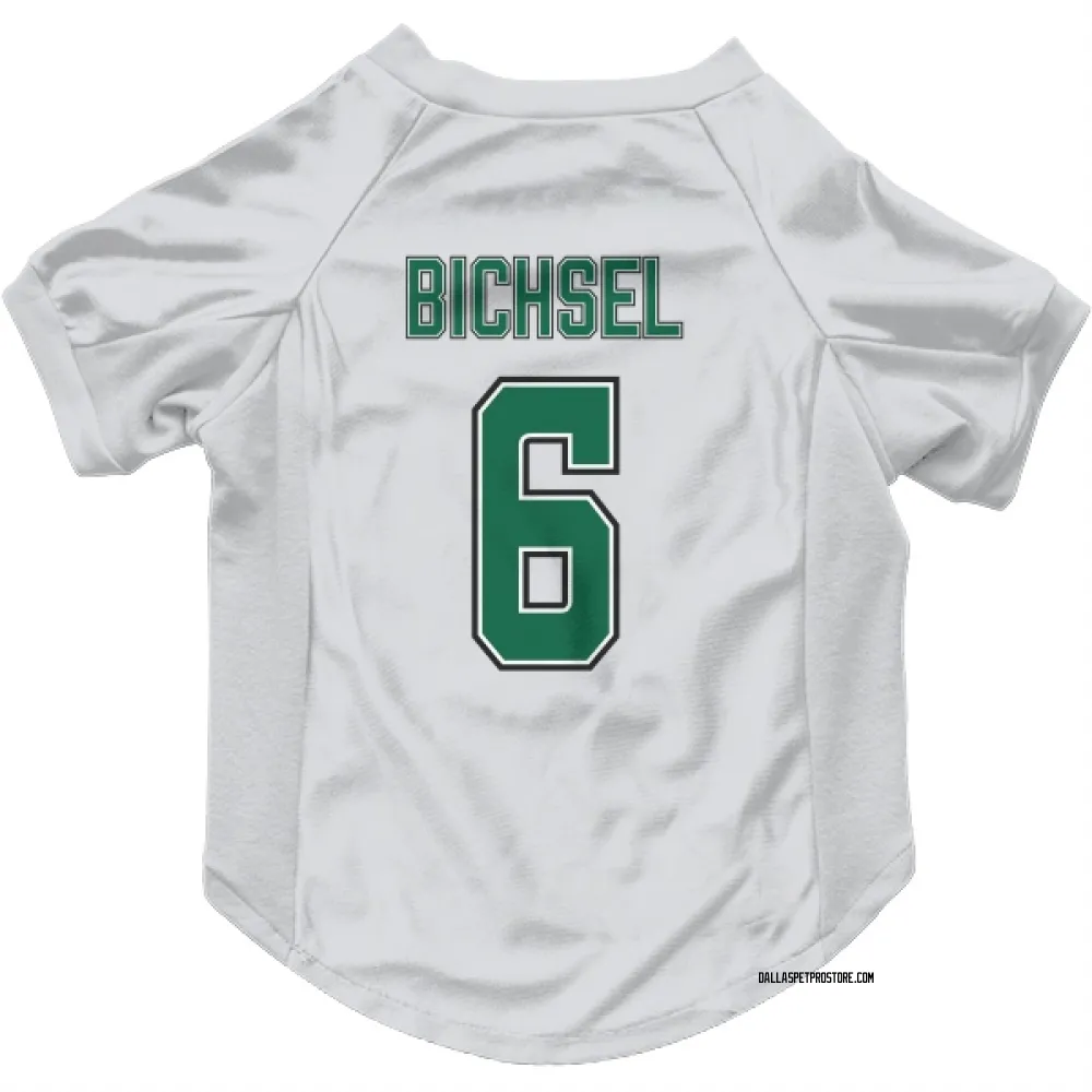 Dallas Stars Lian Bichsel White Pet Jersey for Dog & Cat