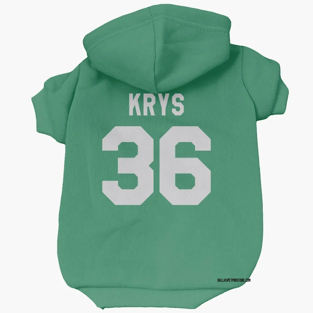 Dallas Stars Luke Krys Green Pet Hoodie for Dog & Cat