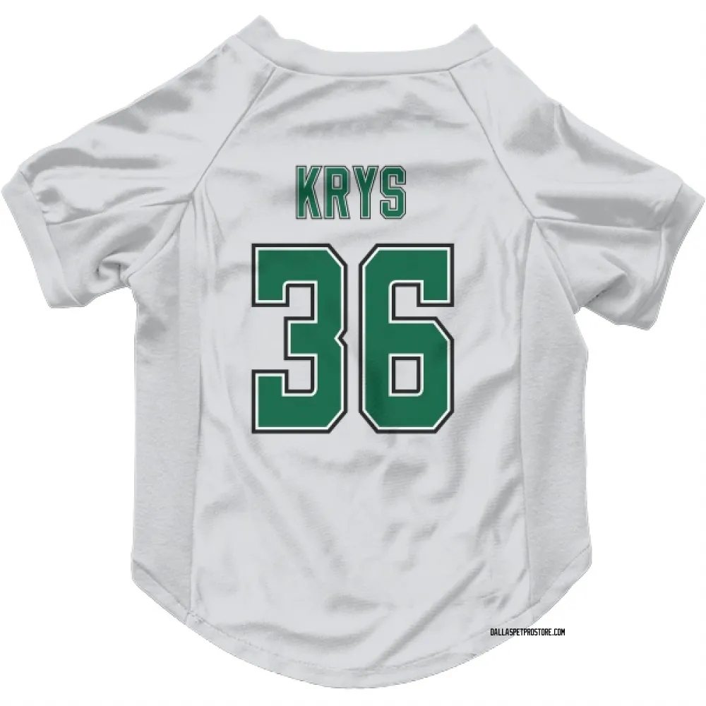 Dallas Stars Luke Krys White Pet Jersey for Dog & Cat