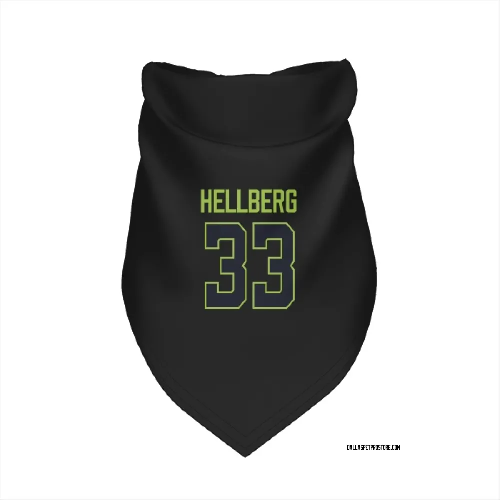 Dallas Stars Magnus Hellberg Black Pet Bandana for Dog & Cat
