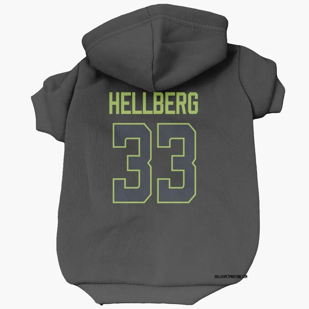 Dallas Stars Magnus Hellberg Black Pet Hoodie for Dog & Cat