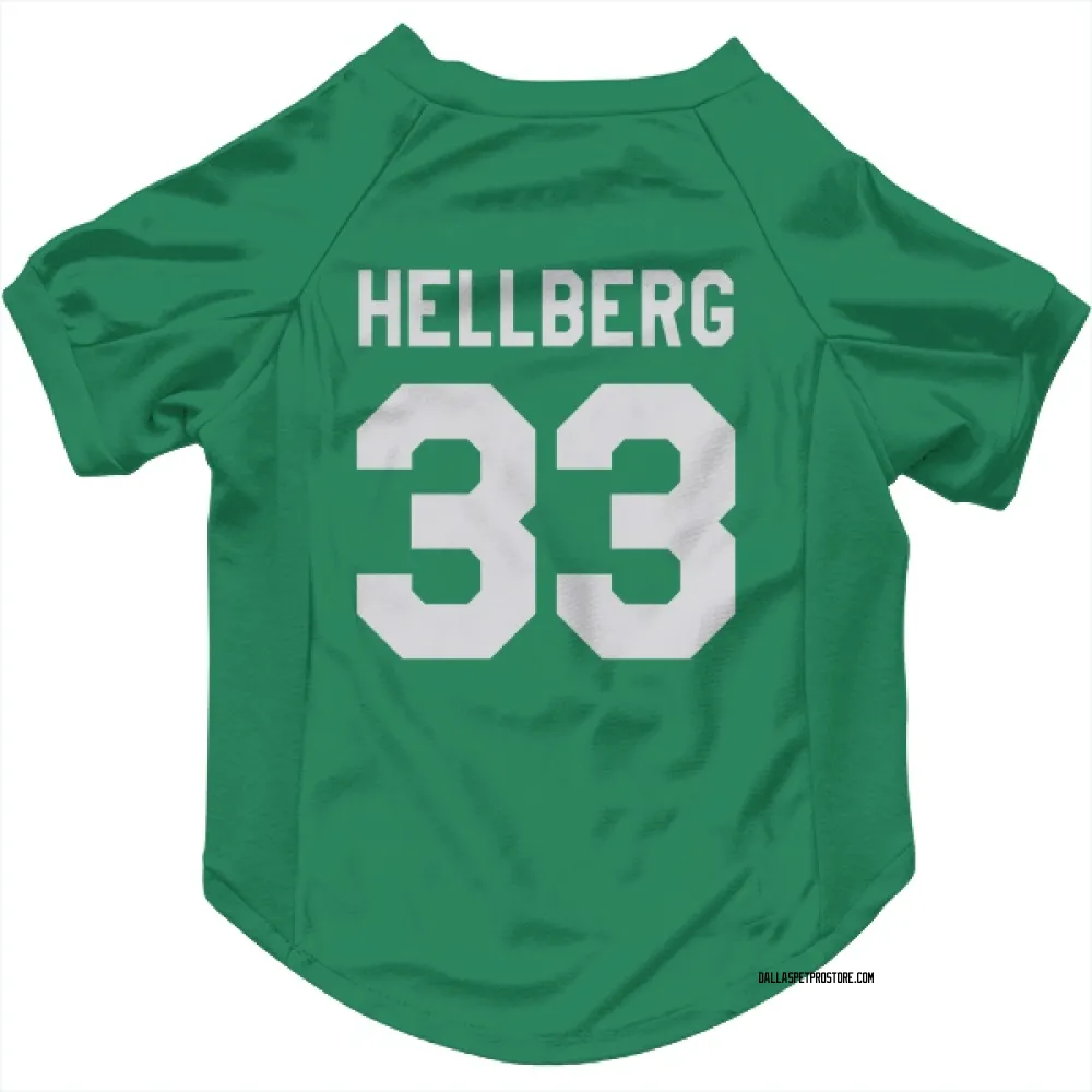 Dallas Stars Magnus Hellberg Green Pet Jersey for Dog & Cat