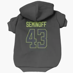 Dallas Stars Matthew Seminoff Black Pet Hoodie for Dog & Cat