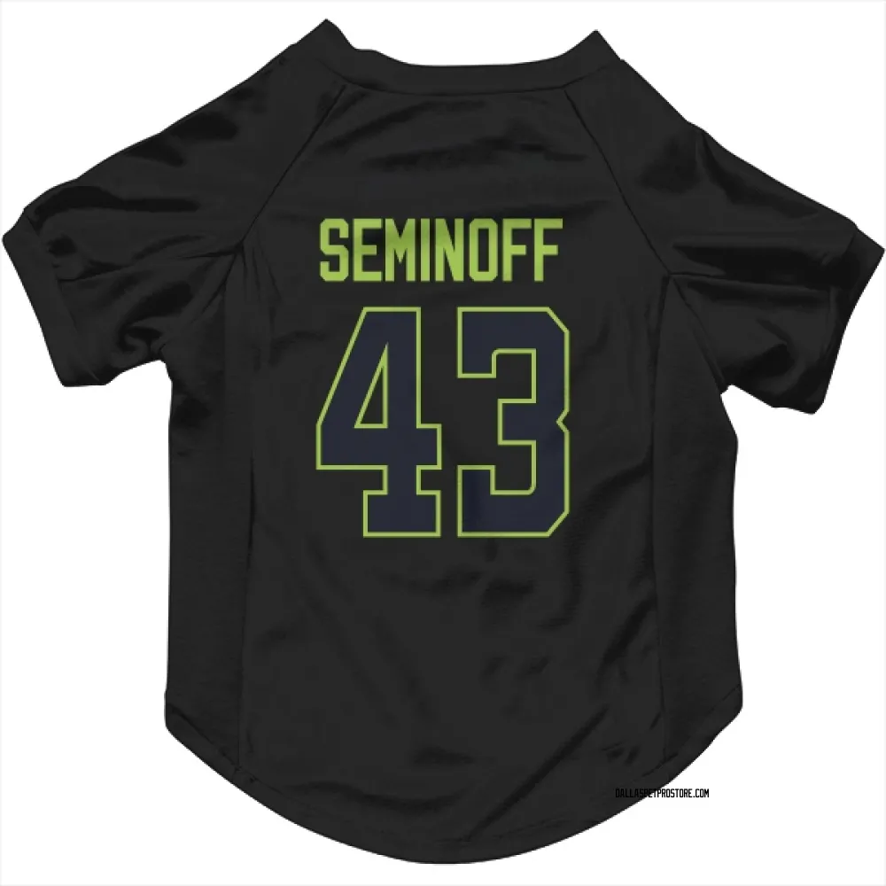 Dallas Stars Matthew Seminoff Black Pet Jersey for Dog & Cat