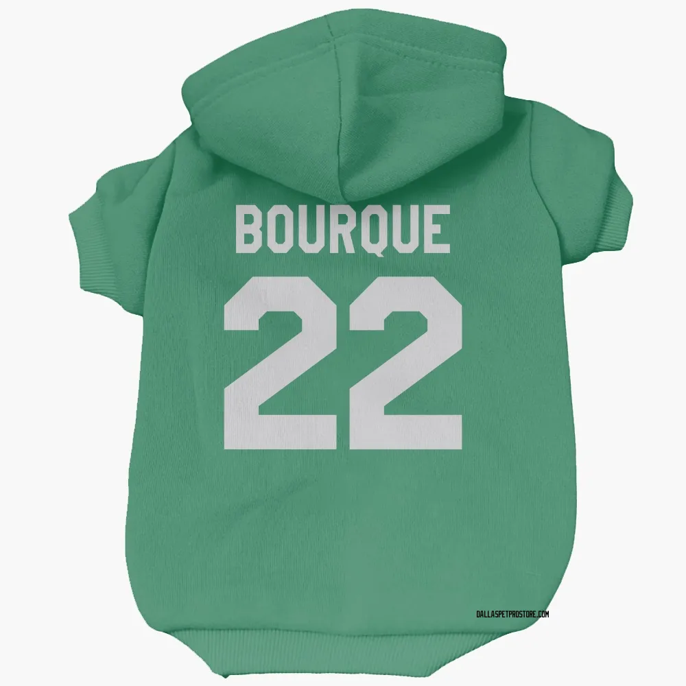 Dallas Stars Mavrik Bourque Green Pet Hoodie for Dog & Cat