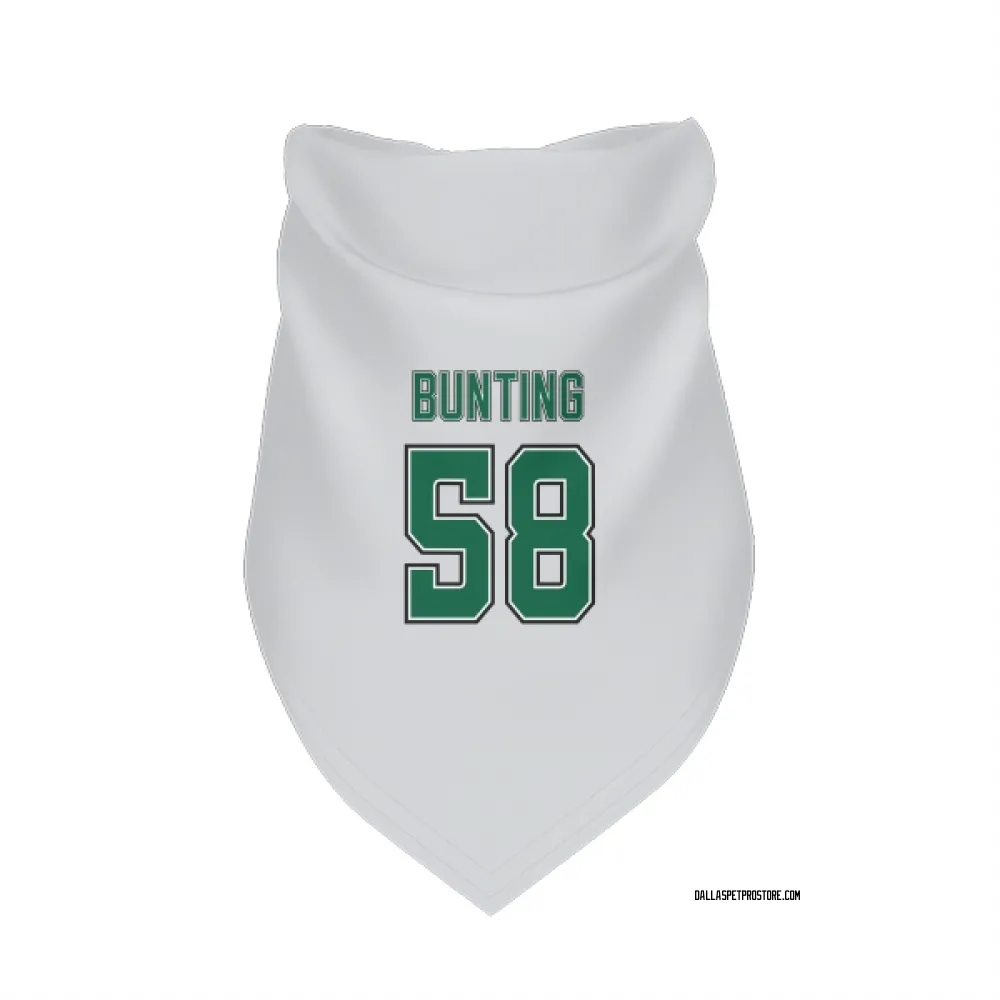 Dallas Stars Michael Bunting White Pet Bandana for Dog & Cat
