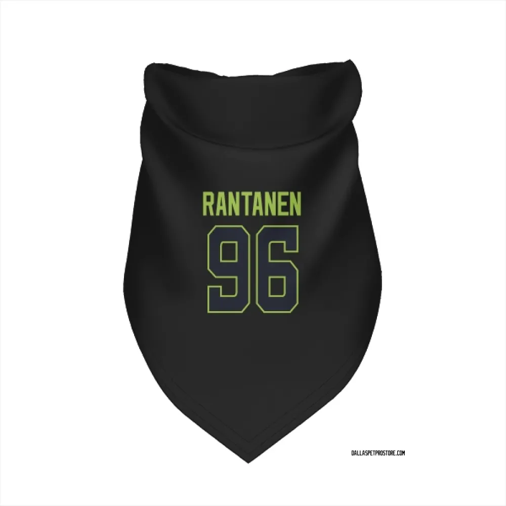 Dallas Stars Mikko Rantanen Black Pet Bandana for Dog & Cat