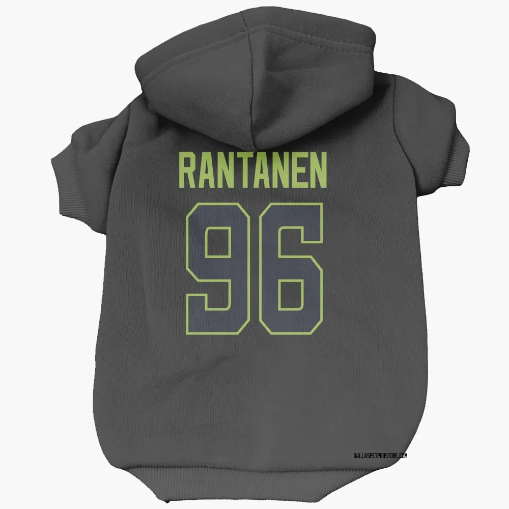 Dallas Stars Mikko Rantanen Black Pet Hoodie for Dog & Cat