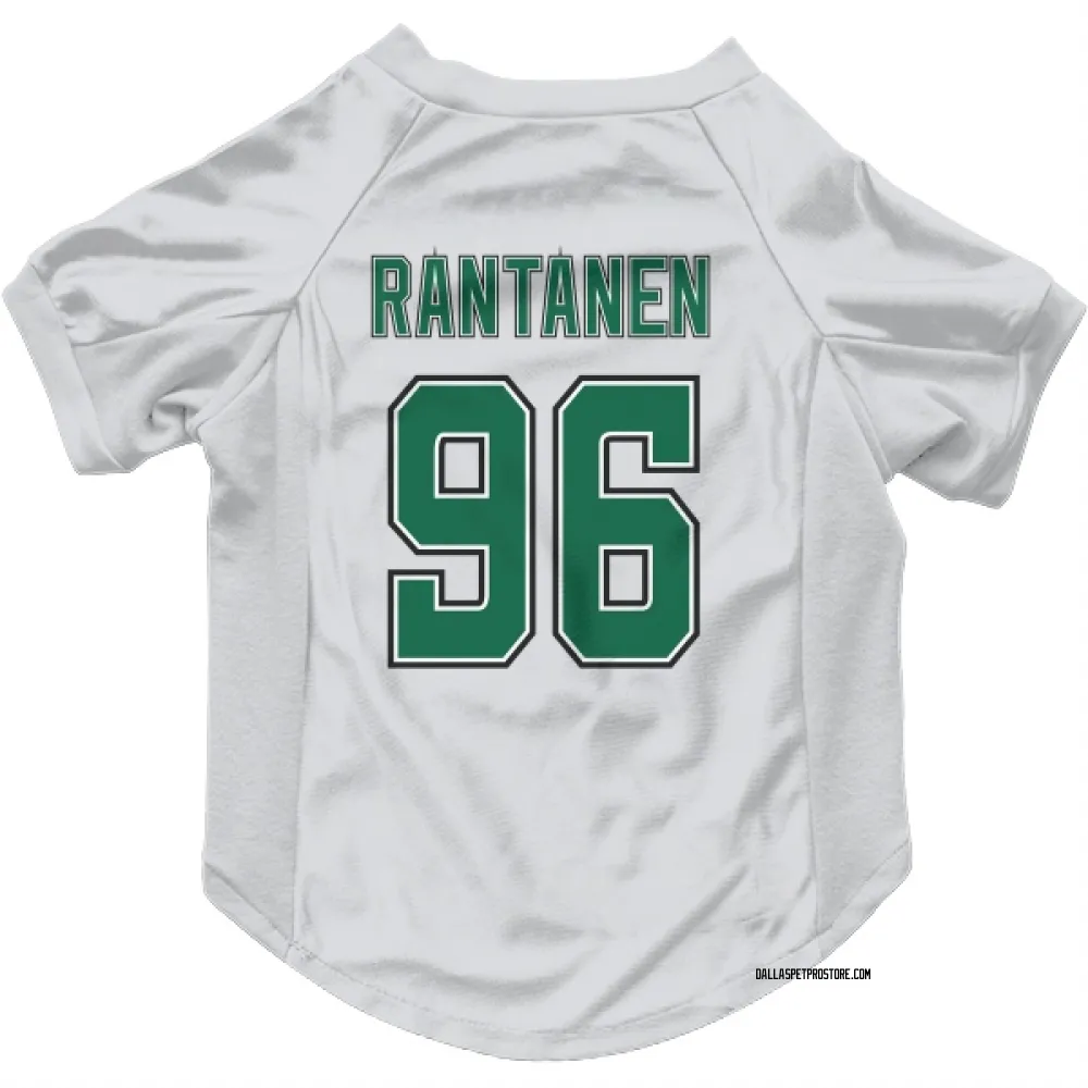 Dallas Stars Mikko Rantanen White Pet Jersey for Dog & Cat