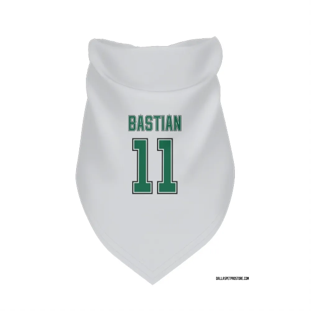 Dallas Stars Nathan Bastian White Pet Bandana for Dog & Cat