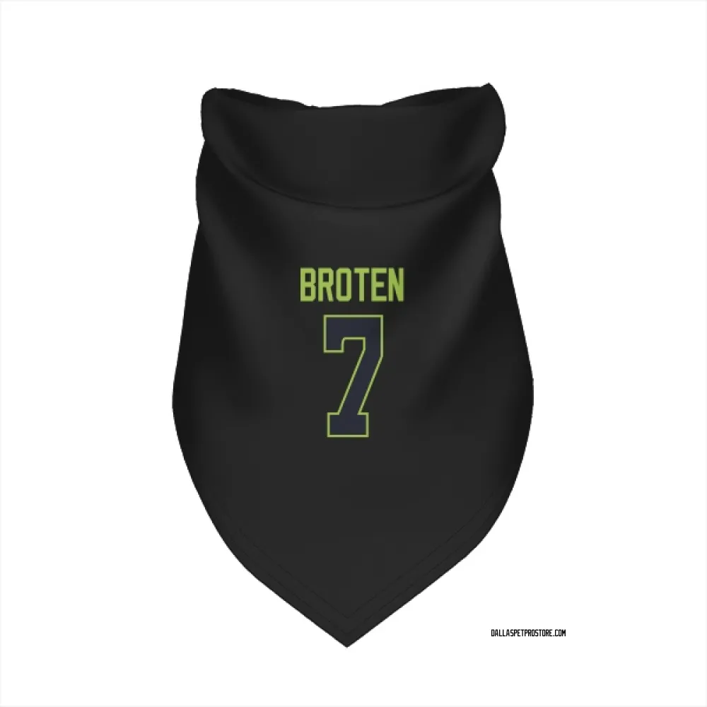 Dallas Stars Neal Broten Black Pet Bandana for Dog & Cat