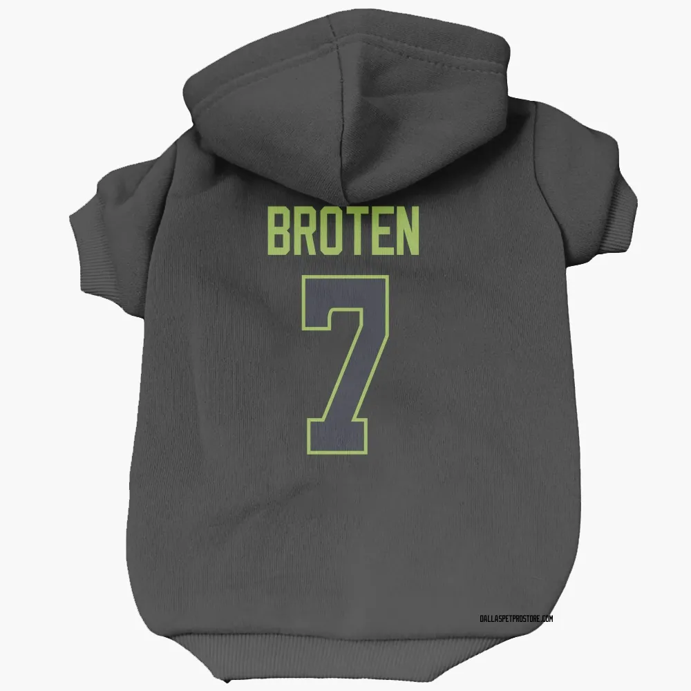 Dallas Stars Neal Broten Black Pet Hoodie for Dog & Cat
