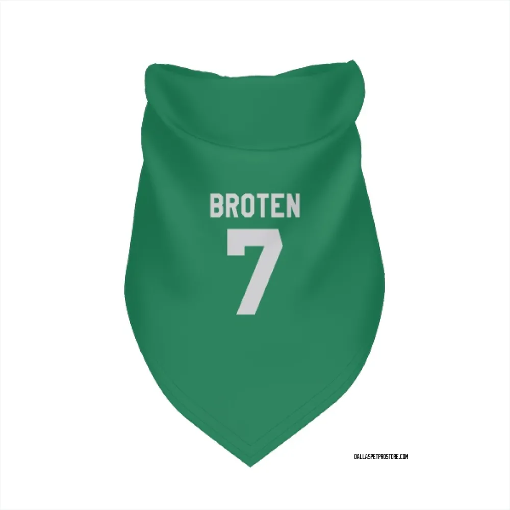 Dallas Stars Neal Broten Green Pet Bandana for Dog & Cat