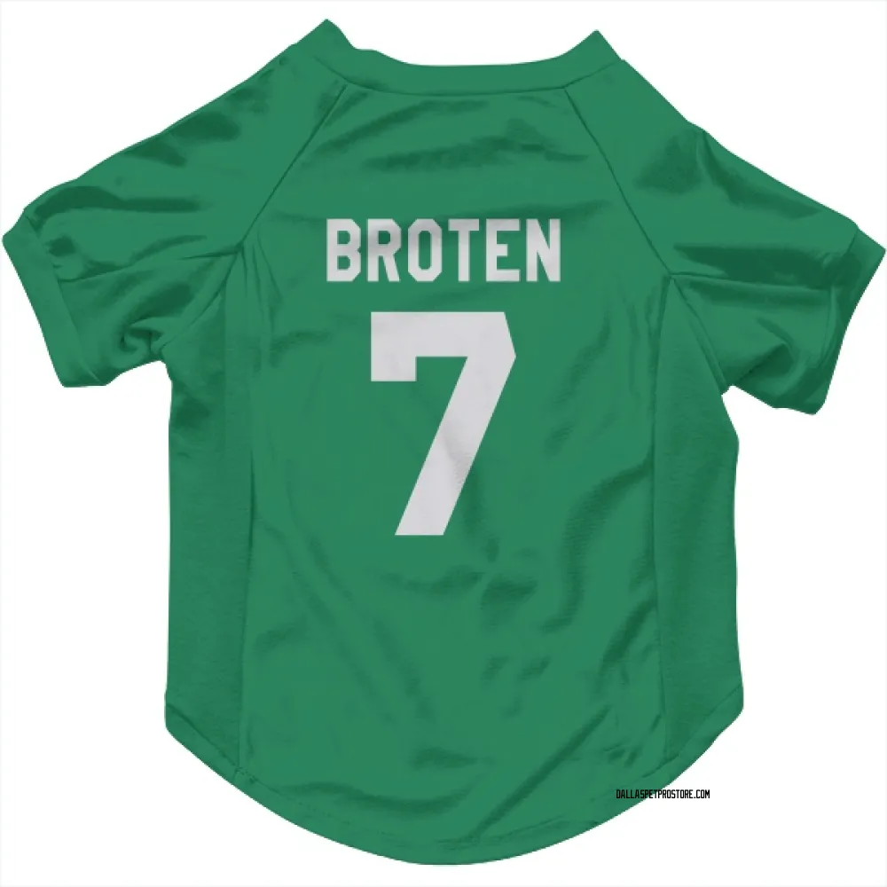 Dallas Stars Neal Broten Green Pet Jersey for Dog & Cat