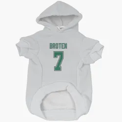 Dallas Stars Neal Broten White Pet Hoodie for Dog & Cat