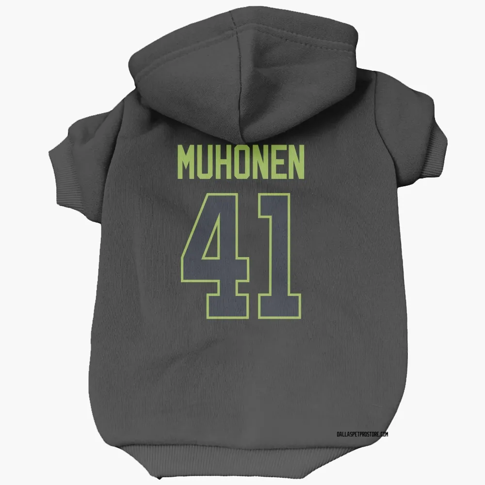 Dallas Stars Niilopekka Muhonen Black Pet Hoodie for Dog & Cat
