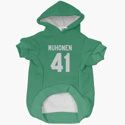Dallas Stars Niilopekka Muhonen Green Pet Hoodie for Dog & Cat