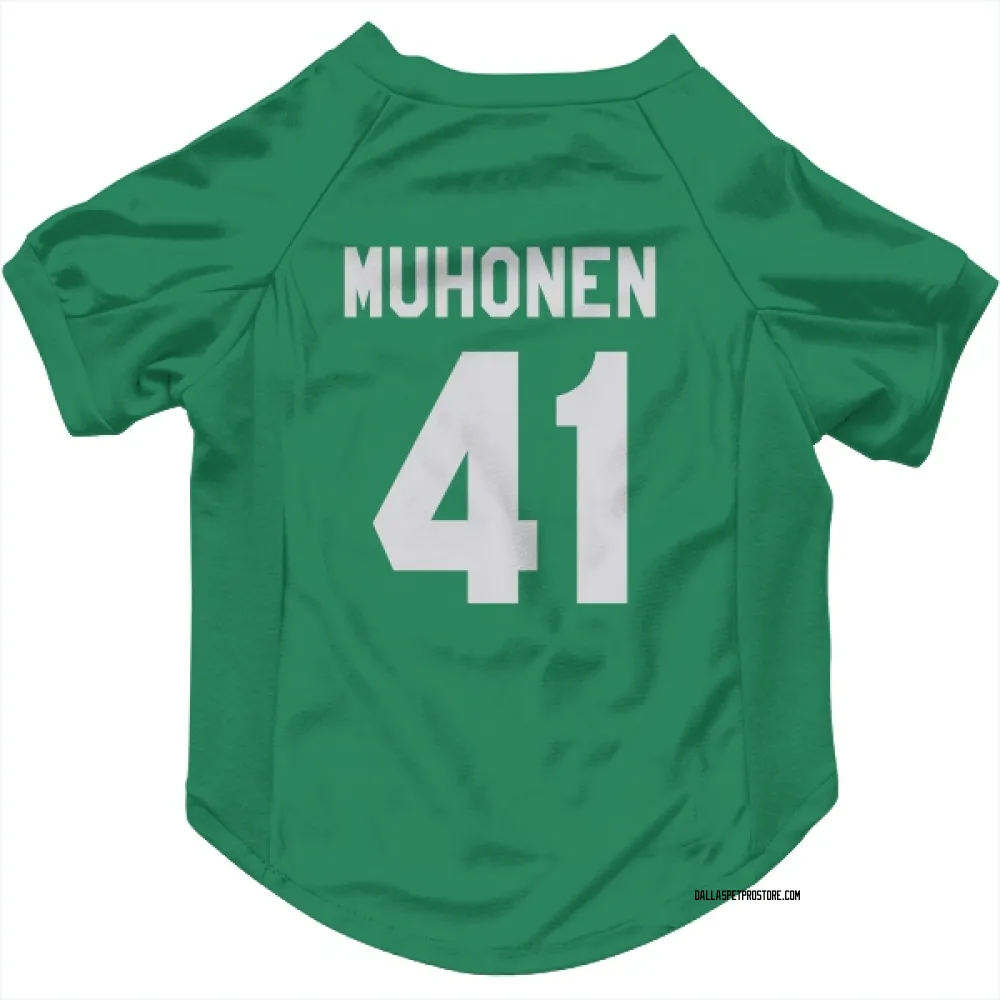 Dallas Stars Niilopekka Muhonen Green Pet Jersey for Dog & Cat