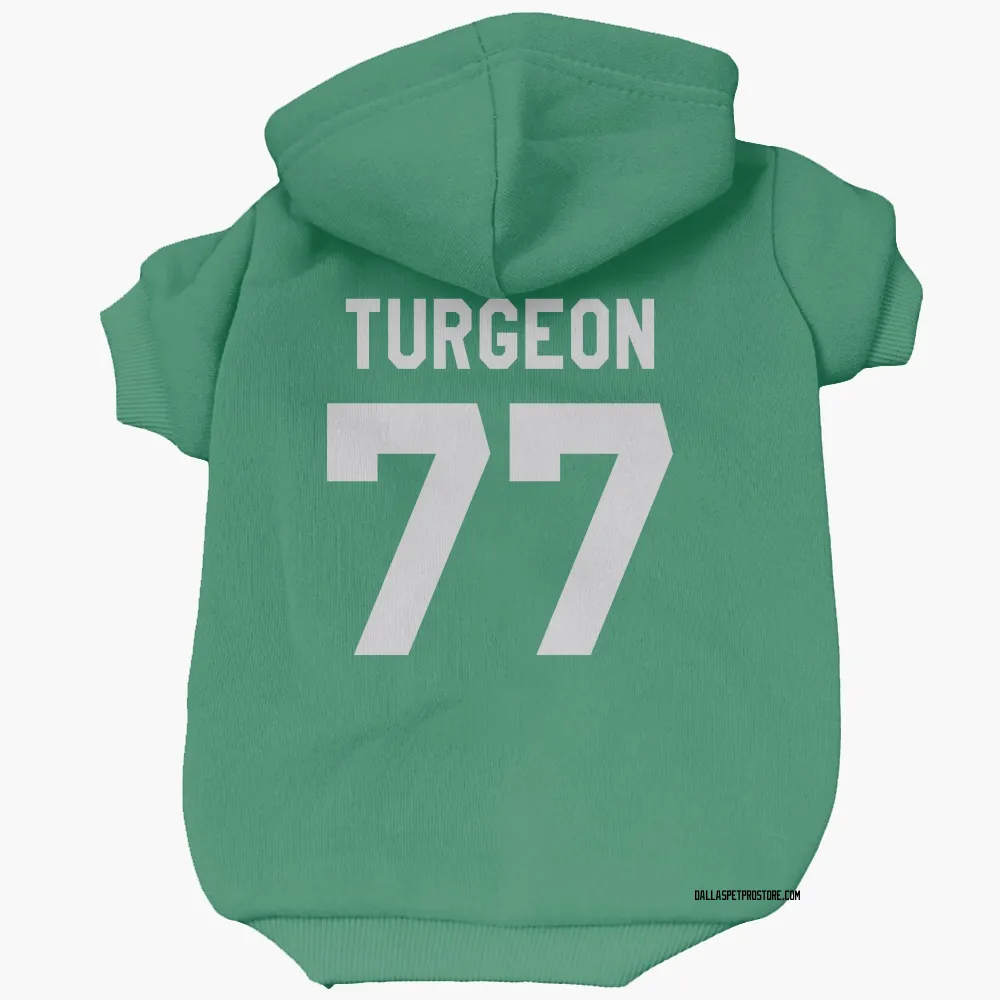 Dallas Stars Pierre Turgeon Green Pet Hoodie for Dog & Cat