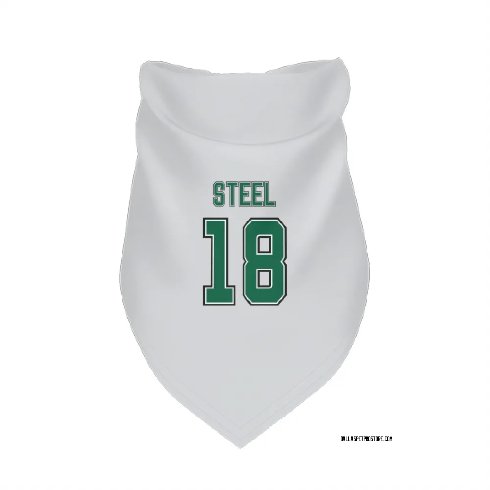 Dallas Stars Sam Steel White Pet Bandana for Dog & Cat