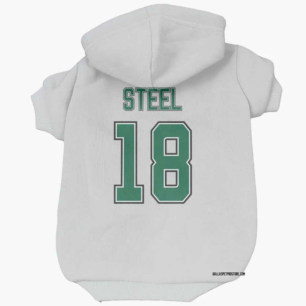 Dallas Stars Sam Steel White Pet Hoodie for Dog & Cat
