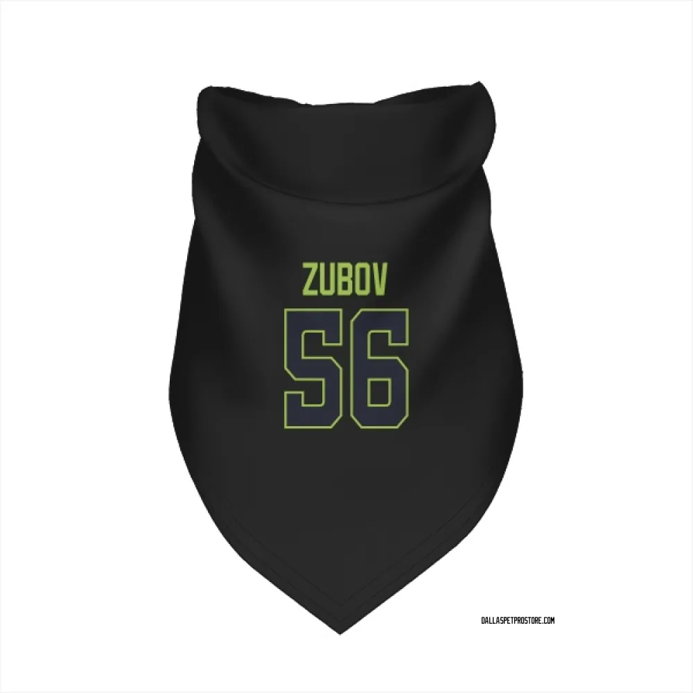 Dallas Stars Sergei Zubov Black Pet Bandana for Dog & Cat