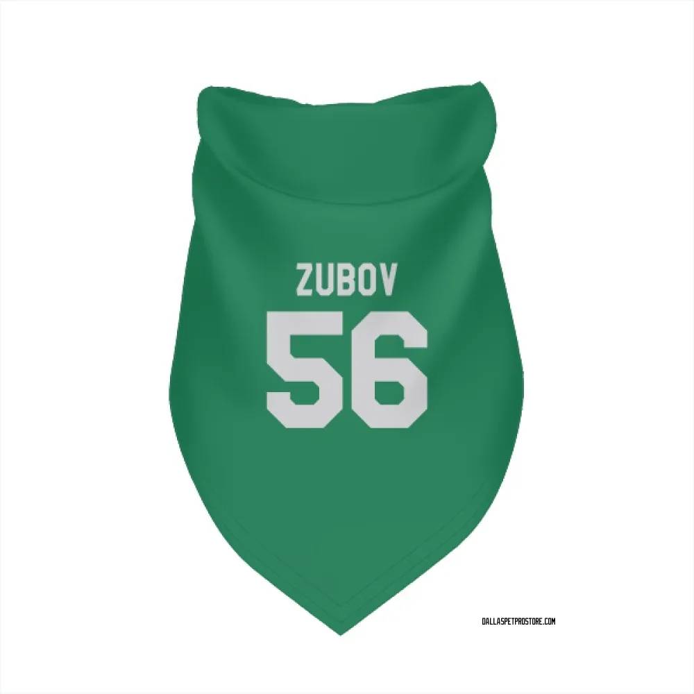 Dallas Stars Sergei Zubov Green Pet Bandana for Dog & Cat