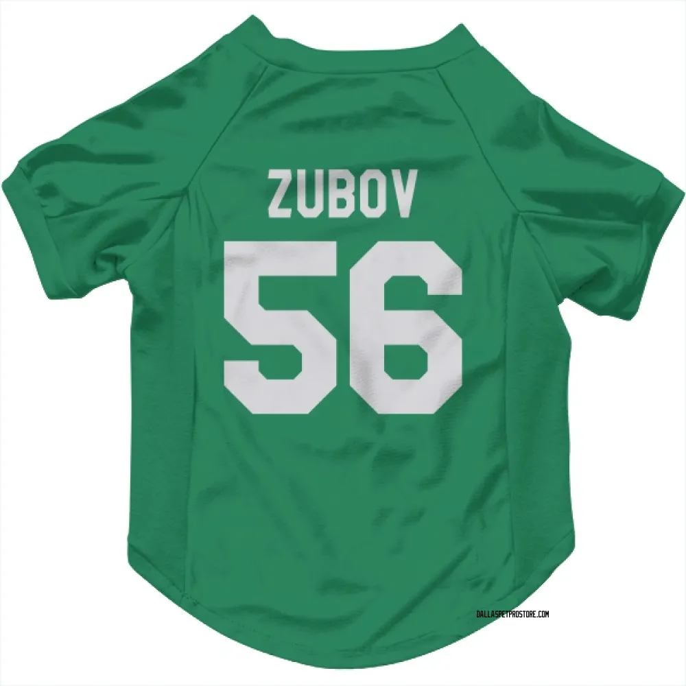 Dallas Stars Sergei Zubov Green Pet Jersey for Dog & Cat