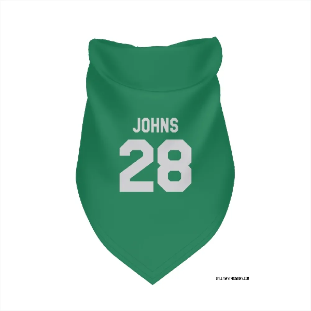 Dallas Stars Stephen Johns Green Pet Bandana for Dog & Cat
