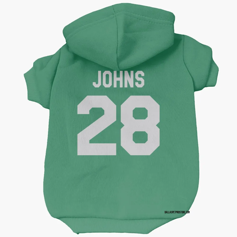 Dallas Stars Stephen Johns Green Pet Hoodie for Dog & Cat