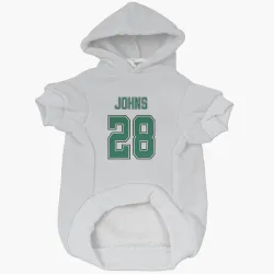 Dallas Stars Stephen Johns White Pet Hoodie for Dog & Cat