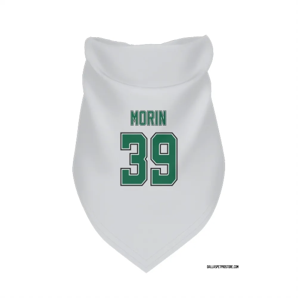 Dallas Stars Travis Morin White Pet Bandana for Dog & Cat