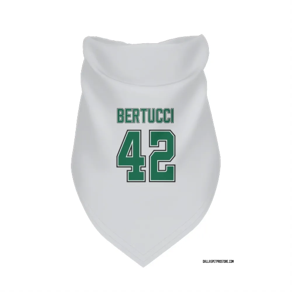 Dallas Stars Tristan Bertucci White Pet Bandana for Dog & Cat