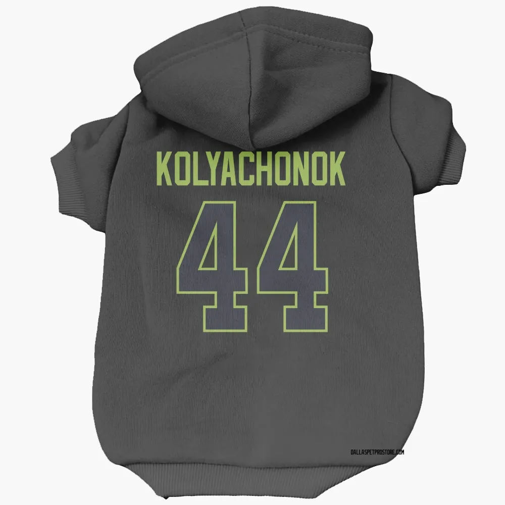 Dallas Stars Vladislav Kolyachonok Black Pet Hoodie for Dog & Cat