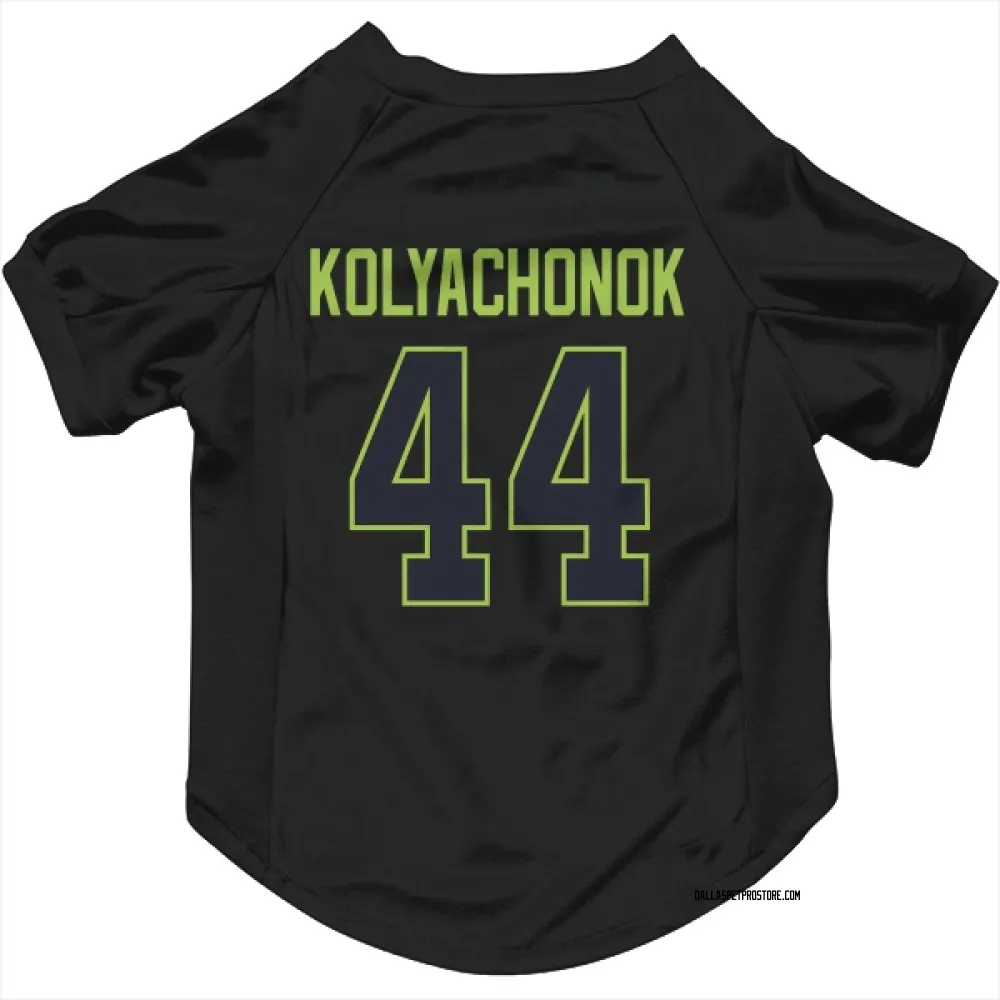 Dallas Stars Vladislav Kolyachonok Black Pet Jersey for Dog & Cat