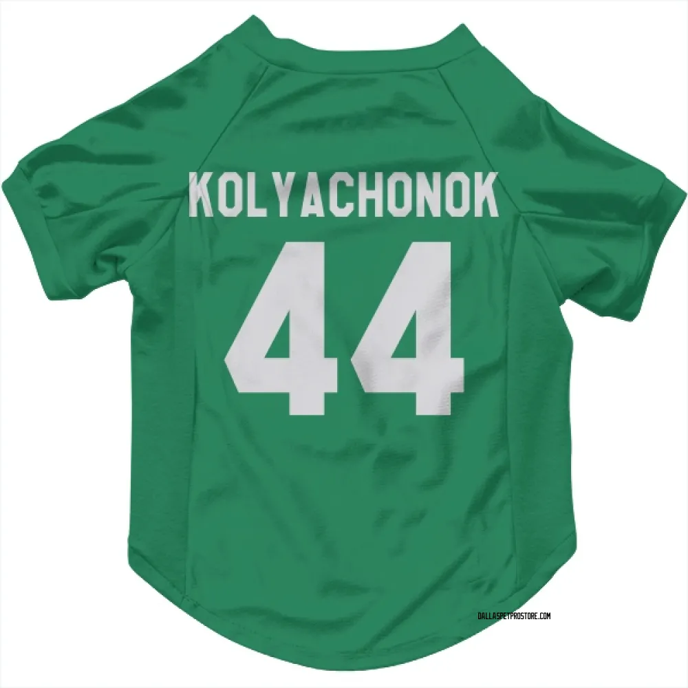 Dallas Stars Vladislav Kolyachonok Green Pet Jersey for Dog & Cat