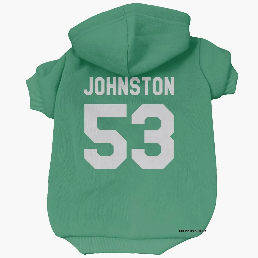 Dallas Stars Wyatt Johnston Green Pet Hoodie for Dog & Cat