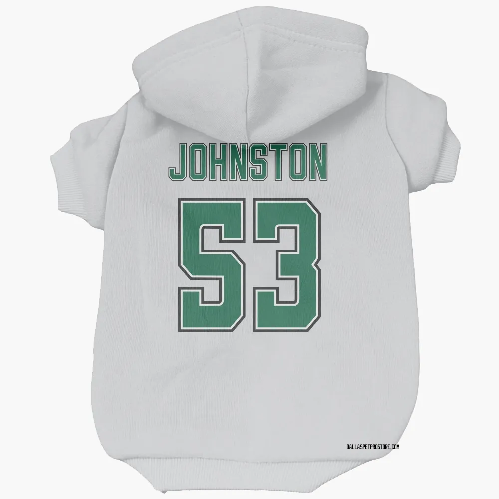 Dallas Stars Wyatt Johnston White Pet Hoodie for Dog & Cat